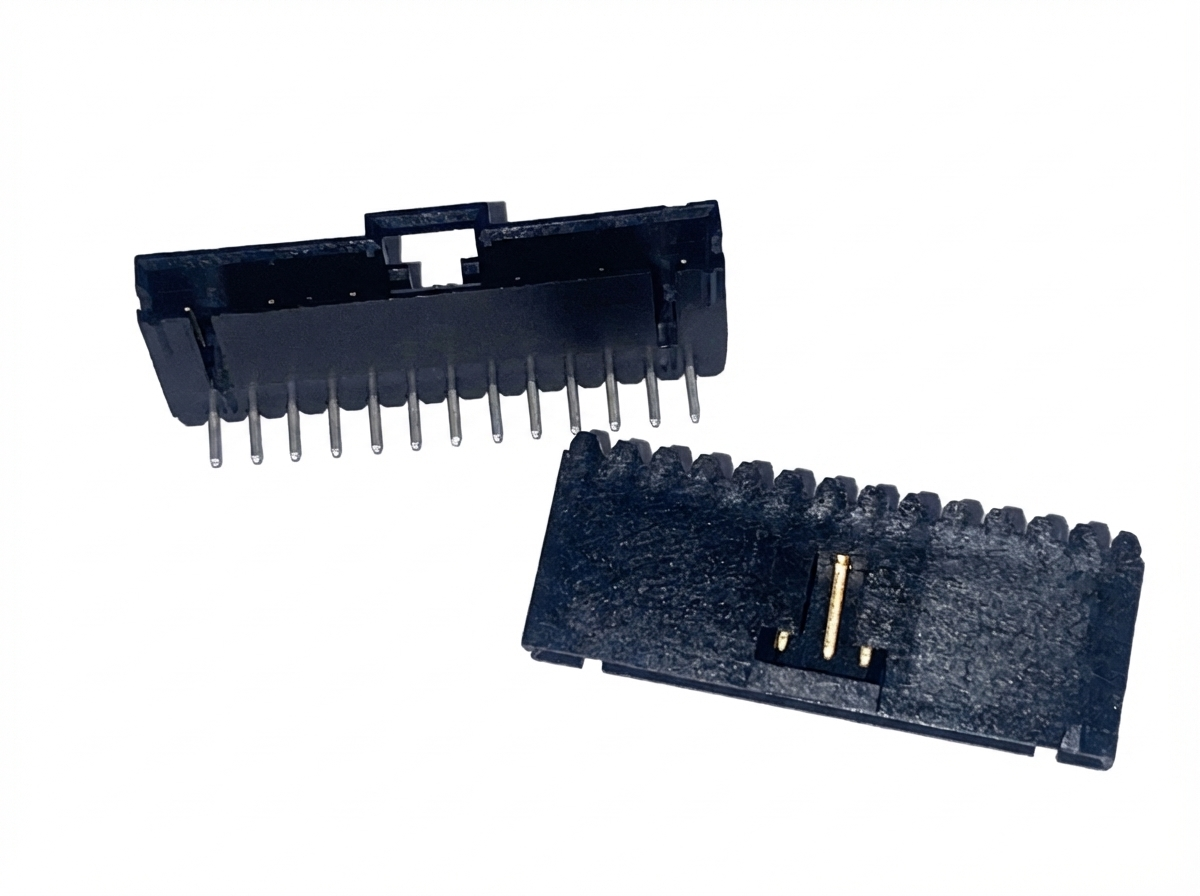 G888013031THR - Protect Header 2,54mm 1×13-polig gewinkelt vergoldet - THT