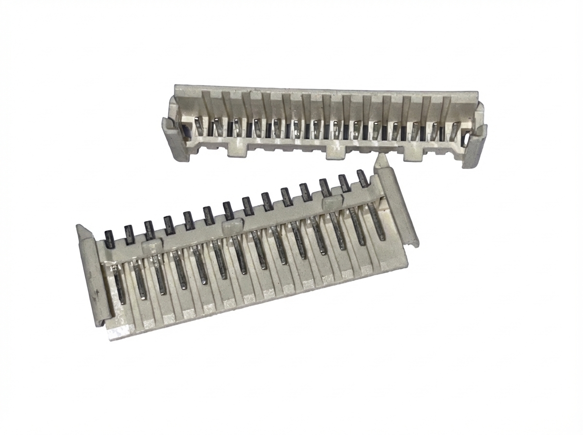 3851-14 - Multimodul Pfostenleiste gerade 14-pol. 2,5mm - THT