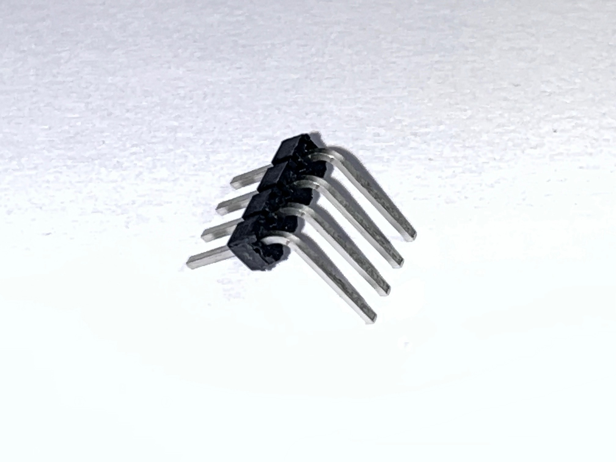 TSW-104-10-T-S-RA - Stiftleiste 2,54mm 4-pol. 1-reihig gewinkelt - THT