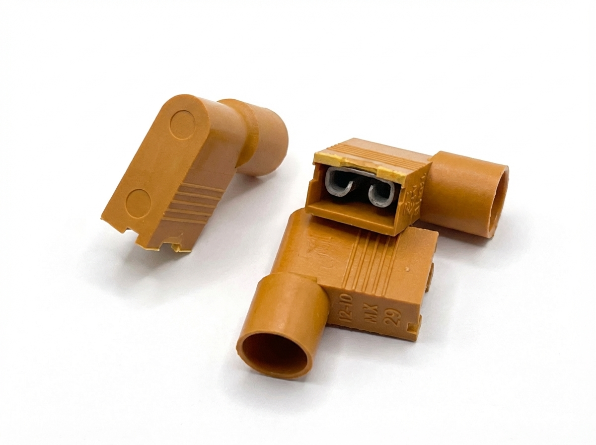 19007-0082 - 6.35mm Buchse, crimp, 90°