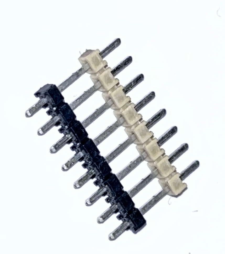 TW-08-09-T-S-270-100 - Terminal Strip 2,54mm 8-pol. 1-reihig - THT