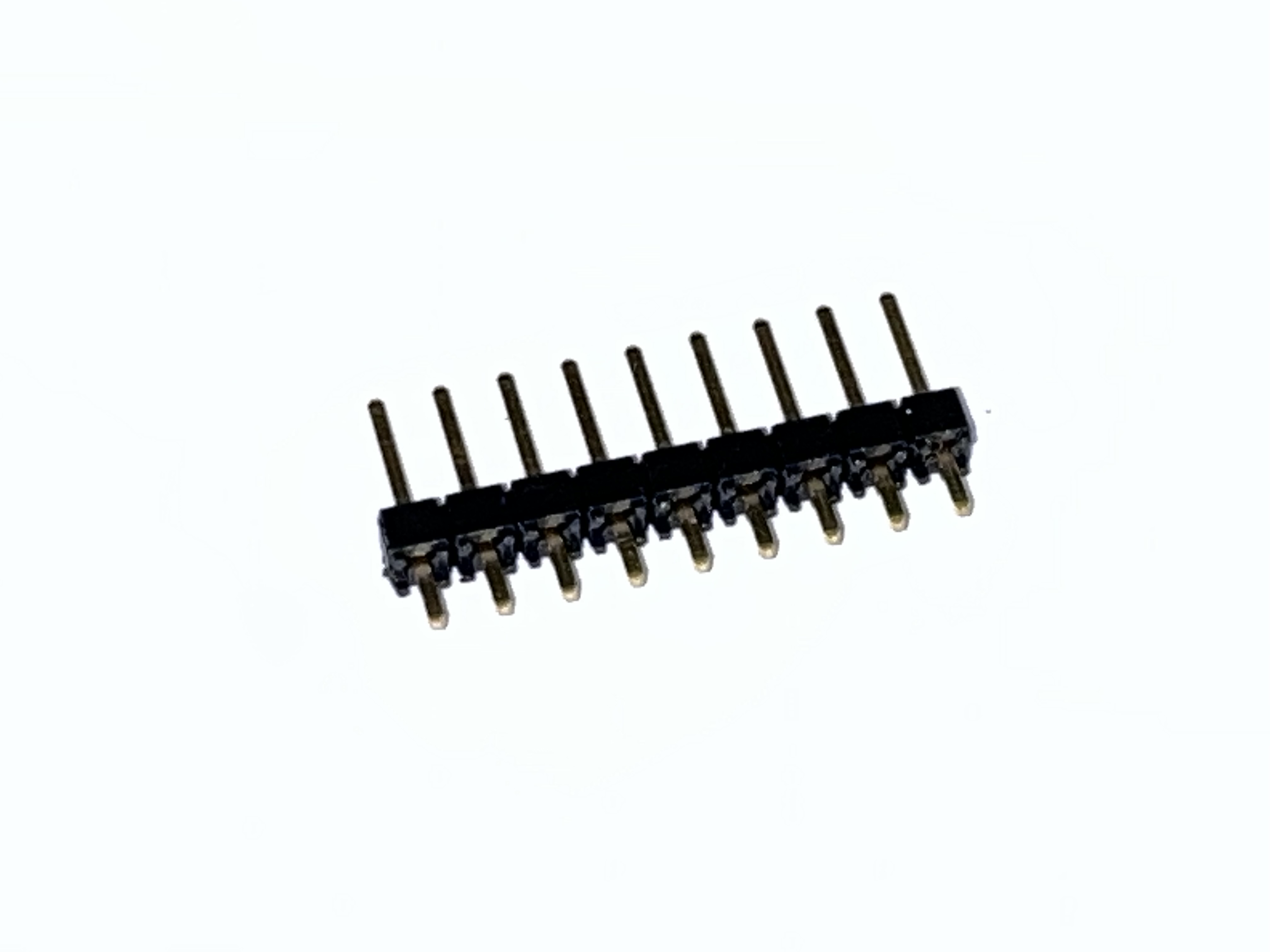 TSW-109-07-G-S - Stiftleiste 2,54mm 9-pol. 1-reihig vergoldet - THT
